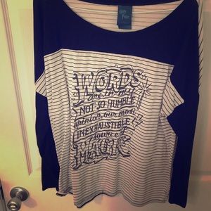 Hot topic Harry Potter baseball tee